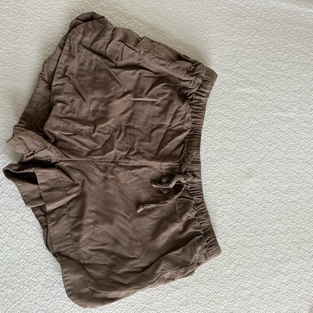 Casual Brown Shorts